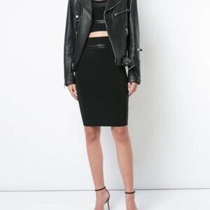 ALEXANDER WANG Sequin Embellished Skirt In Black
